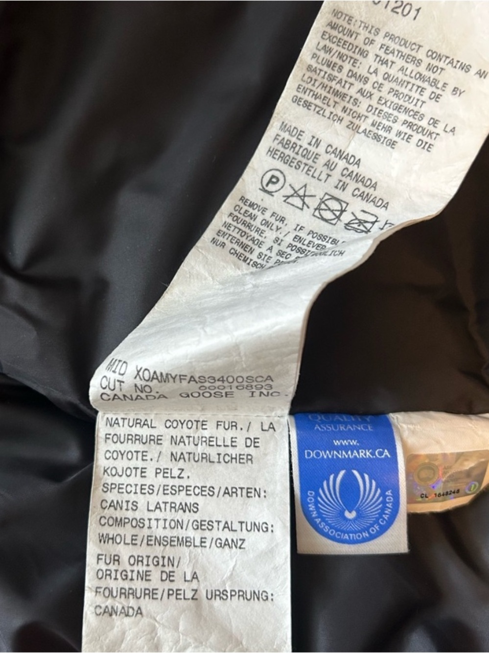 Canada Goose Women’s Black Parka with Fur Trim Hood - Picture 7 of 8